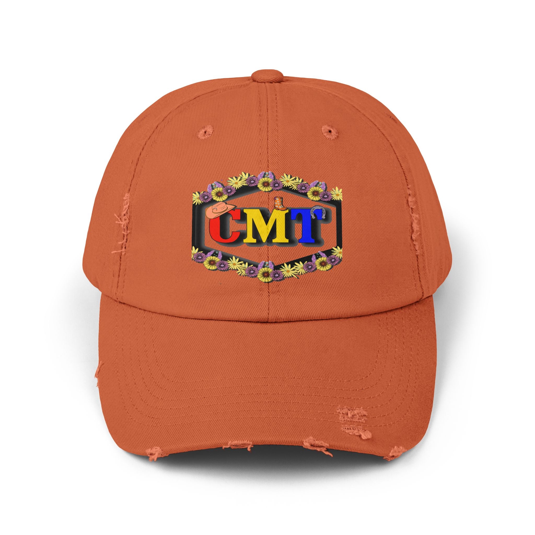 CMT Unisex Distressed Cap