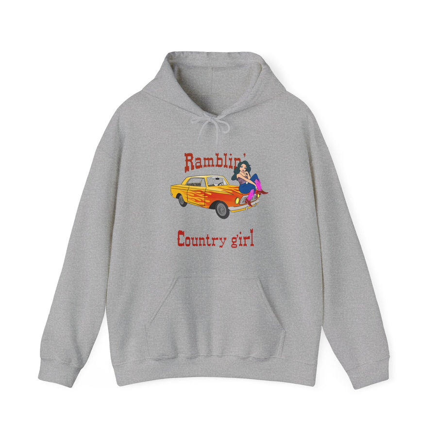 Ramblin Country Girl Unisex Heavy Blend™ Hooded Sweatshirt
