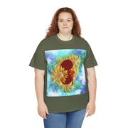 Floral Kidney Unisex Heavy Cotton Tee