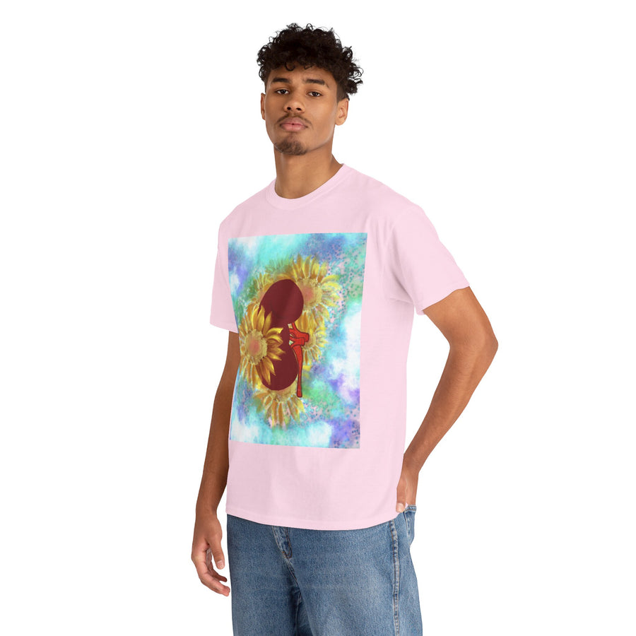 Floral Kidney Unisex Heavy Cotton Tee