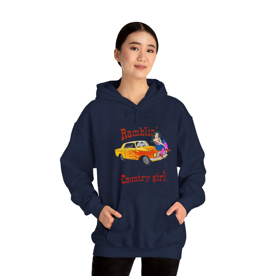 Ramblin Country Girl Unisex Heavy Blend™ Hooded Sweatshirt