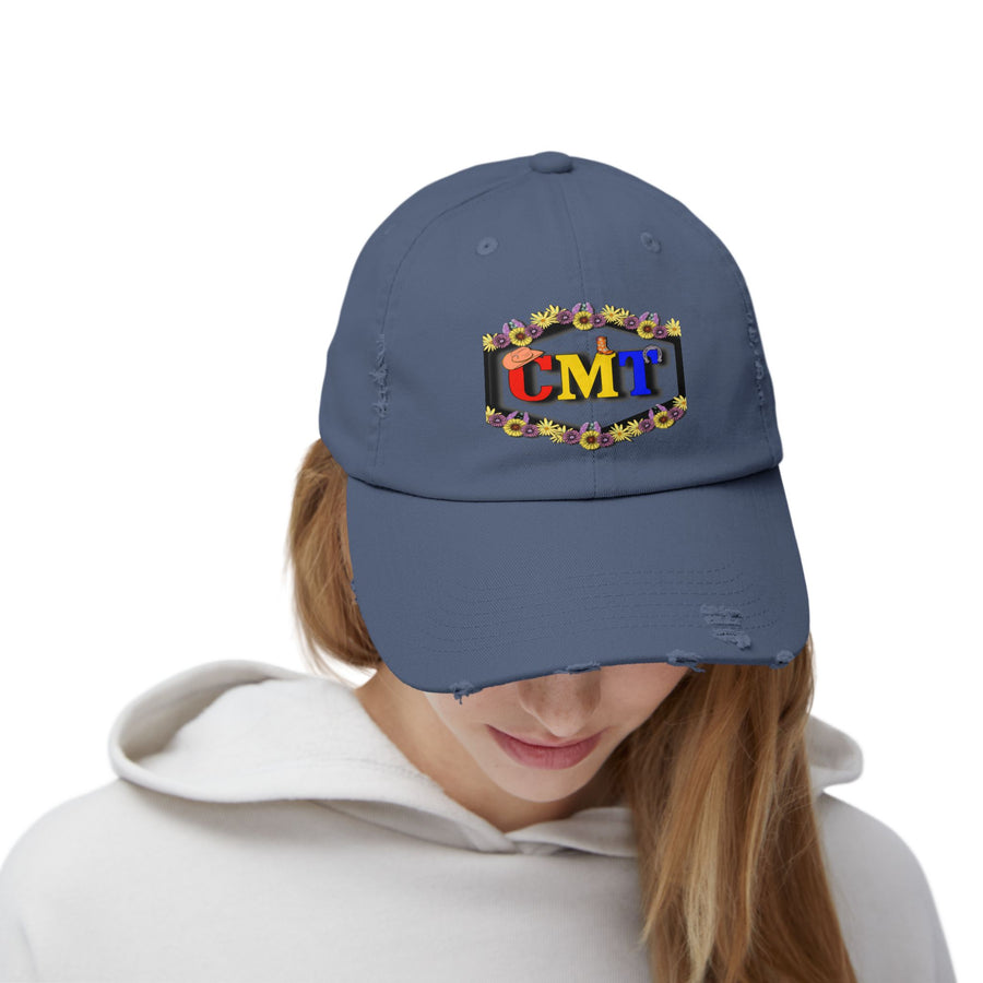 CMT Unisex Distressed Cap
