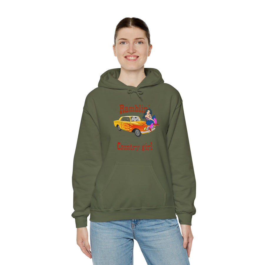 Ramblin Country Girl Unisex Heavy Blend™ Hooded Sweatshirt