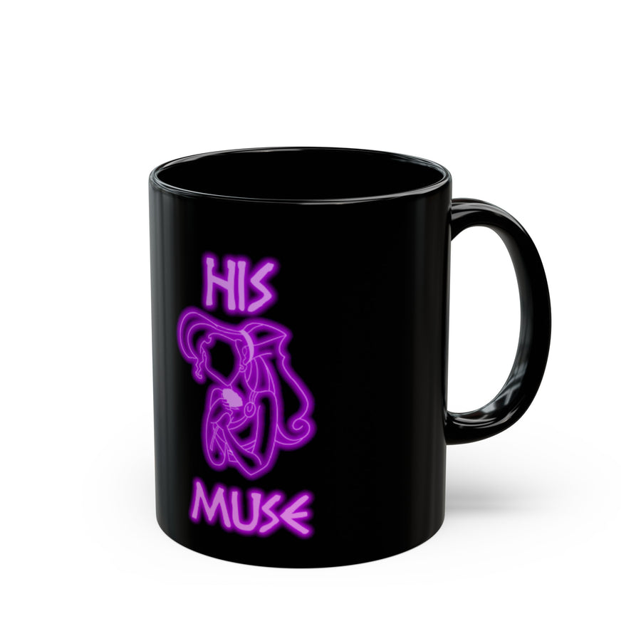 Her Wonderboy His Muse Black Coffee Mug (11oz, 15oz)