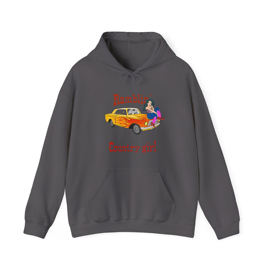Ramblin Country Girl Unisex Heavy Blend™ Hooded Sweatshirt