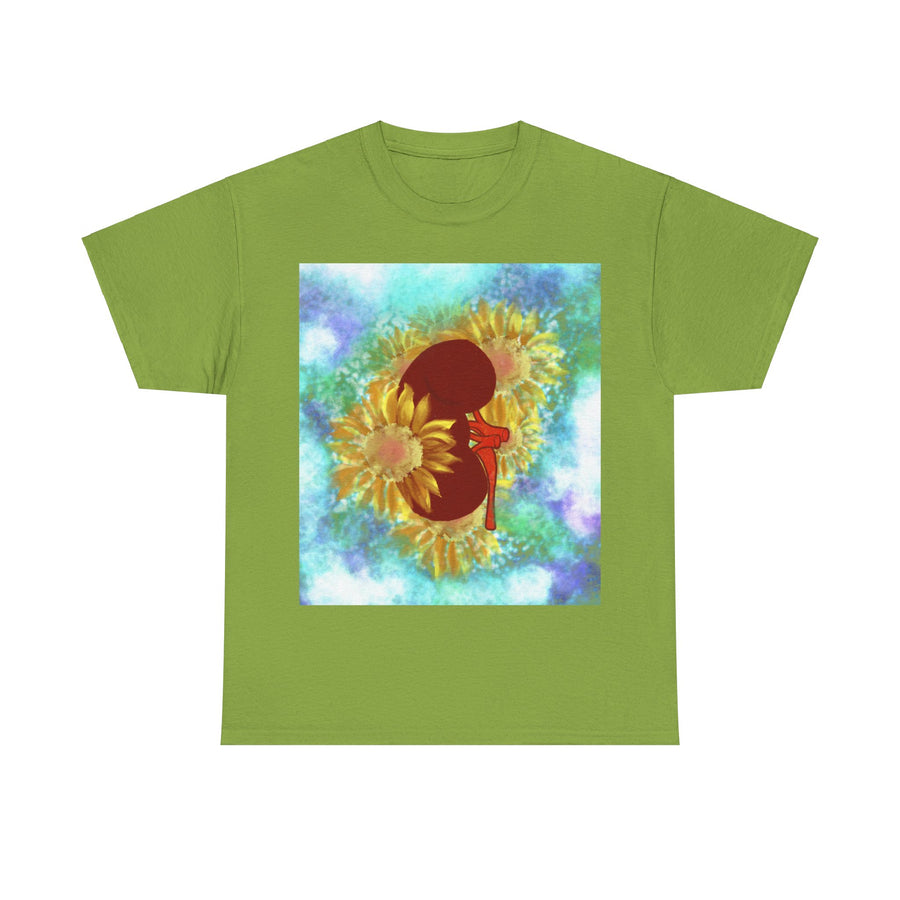 Floral Kidney Unisex Heavy Cotton Tee