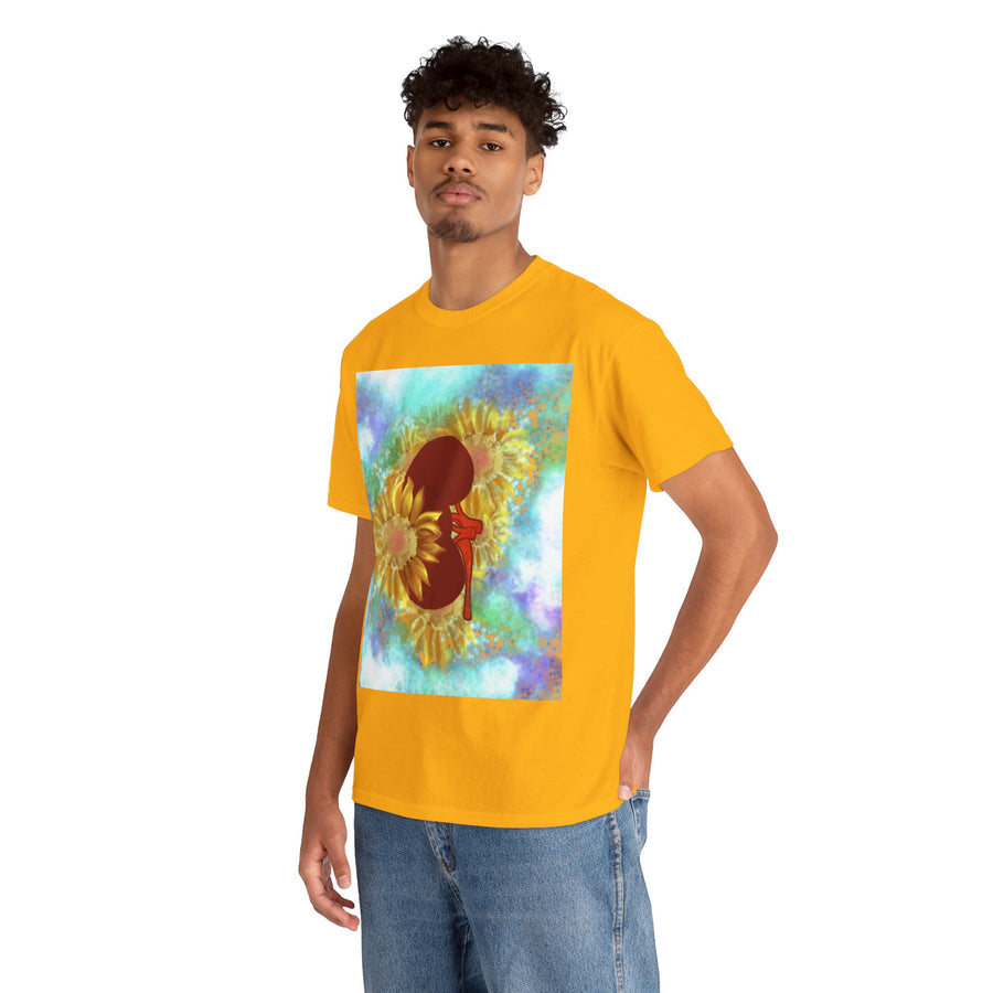 Floral Kidney Unisex Heavy Cotton Tee