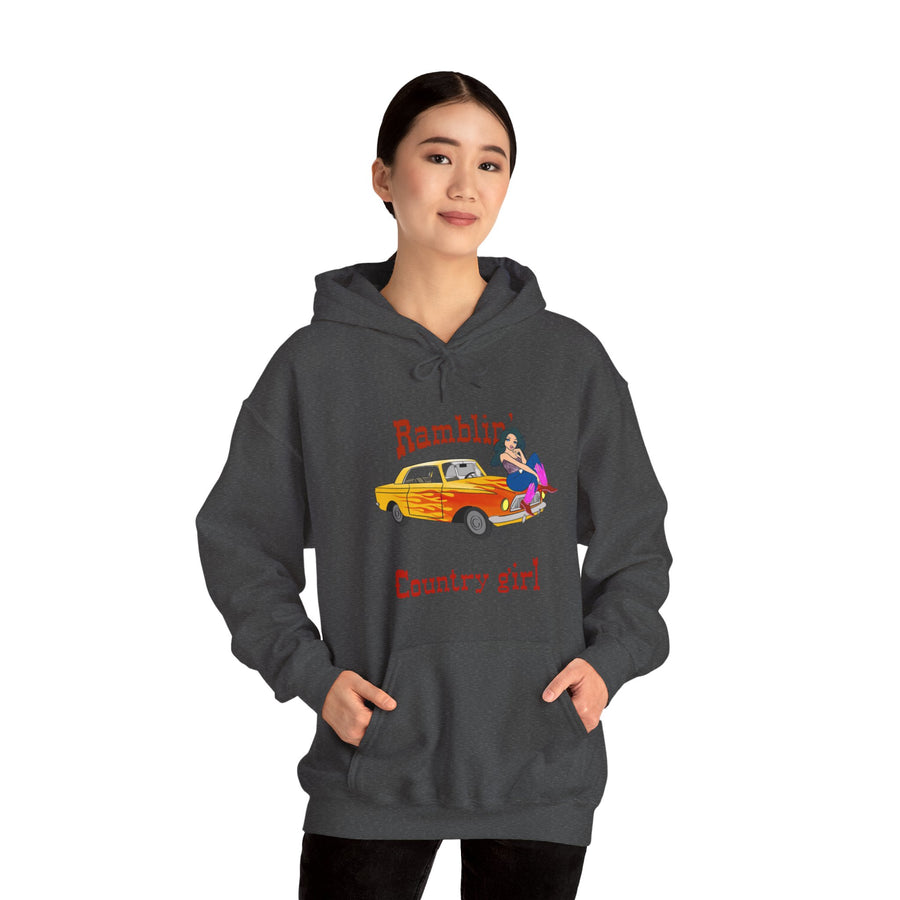 Ramblin Country Girl Unisex Heavy Blend™ Hooded Sweatshirt