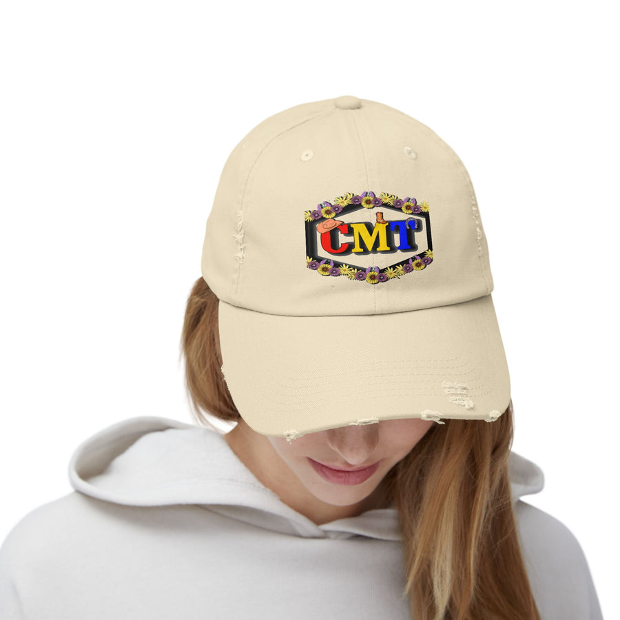 CMT Unisex Distressed Cap