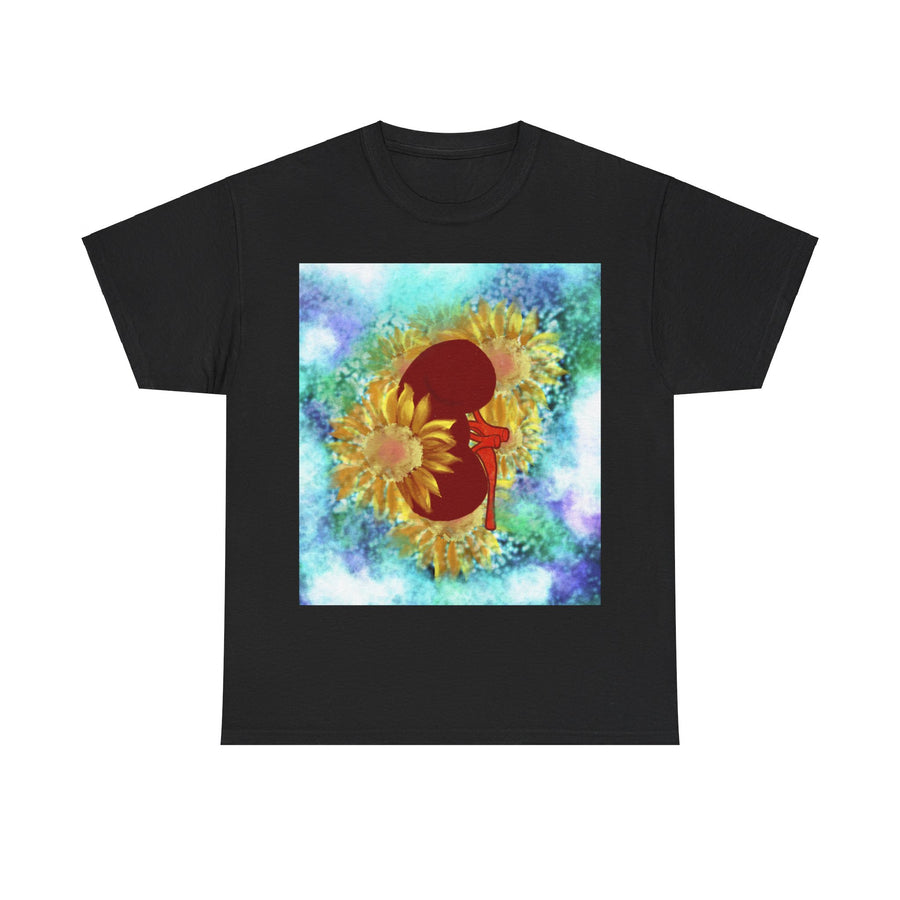 Floral Kidney Unisex Heavy Cotton Tee