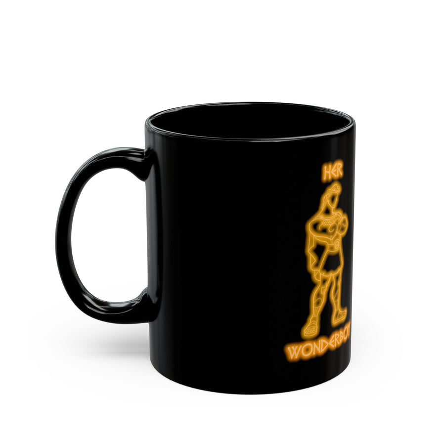 Her Wonderboy His Muse Black Coffee Mug (11oz, 15oz)
