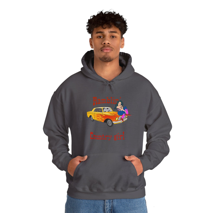 Ramblin Country Girl Unisex Heavy Blend™ Hooded Sweatshirt