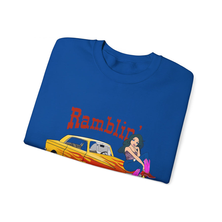 Ramblin Country Girl Unisex Heavy Blend™ Crewneck Sweatshirt