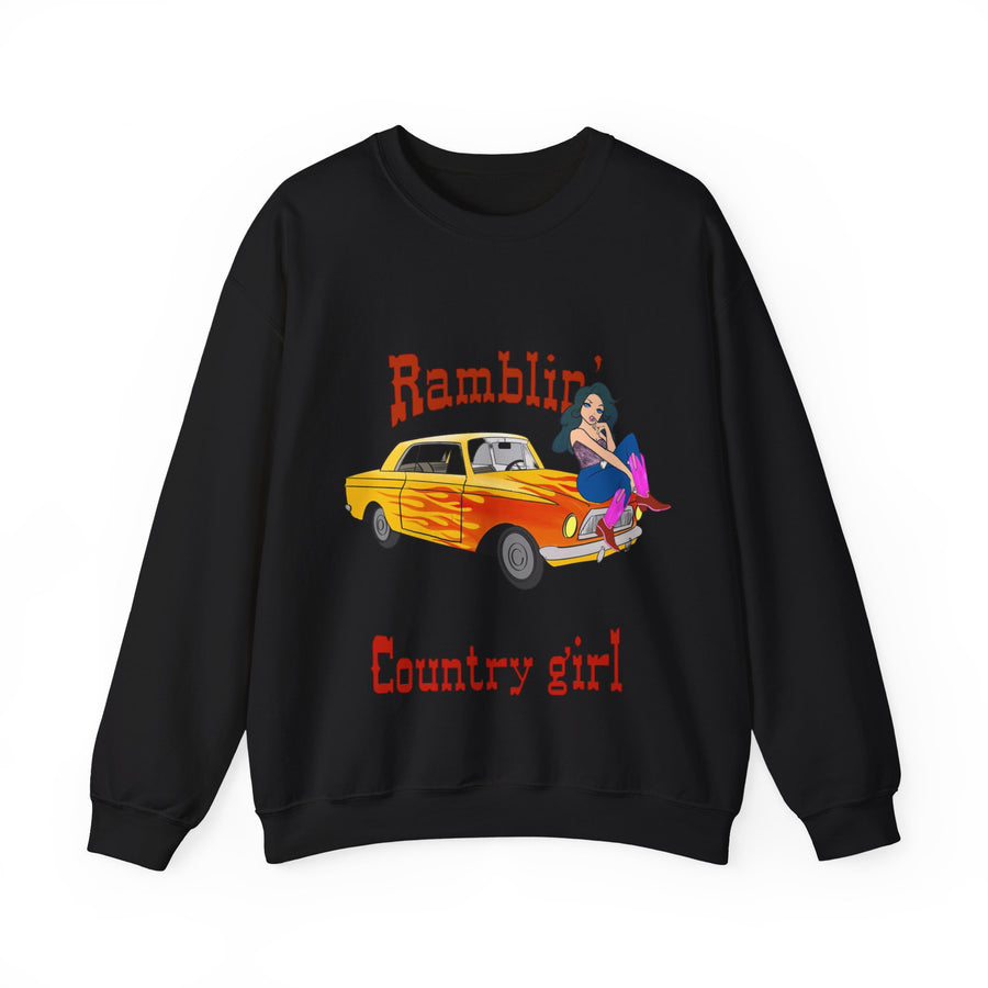Ramblin Country Girl Unisex Heavy Blend™ Crewneck Sweatshirt