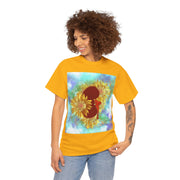 Floral Kidney Unisex Heavy Cotton Tee
