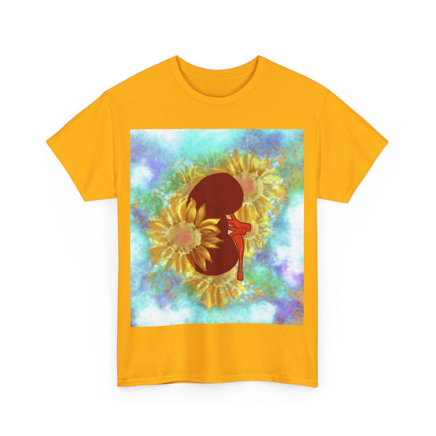 Floral Kidney Unisex Heavy Cotton Tee