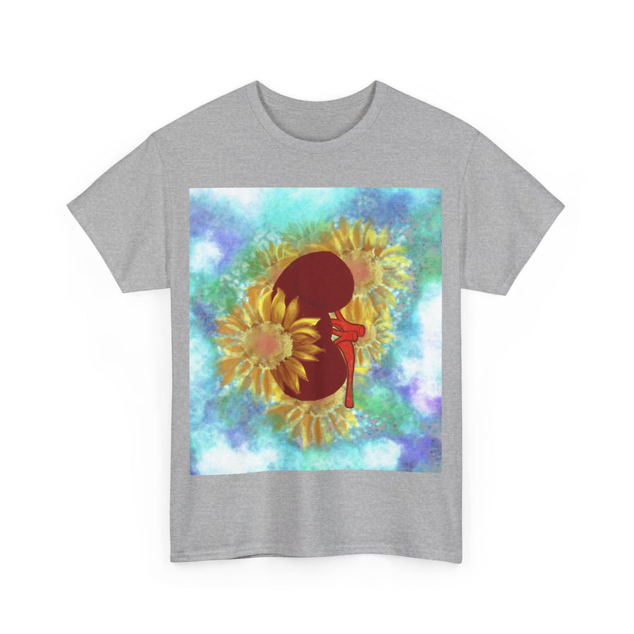 Floral Kidney Unisex Heavy Cotton Tee