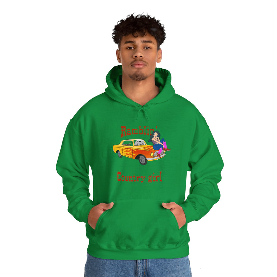 Ramblin Country Girl Unisex Heavy Blend™ Hooded Sweatshirt