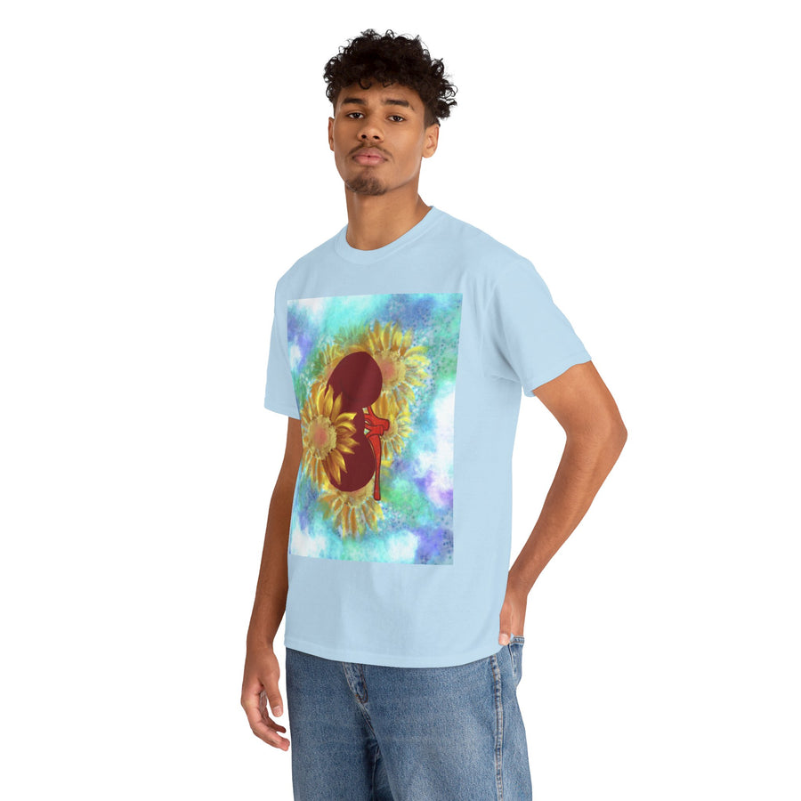 Floral Kidney Unisex Heavy Cotton Tee
