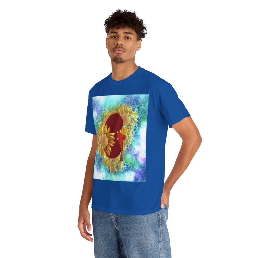 Floral Kidney Unisex Heavy Cotton Tee