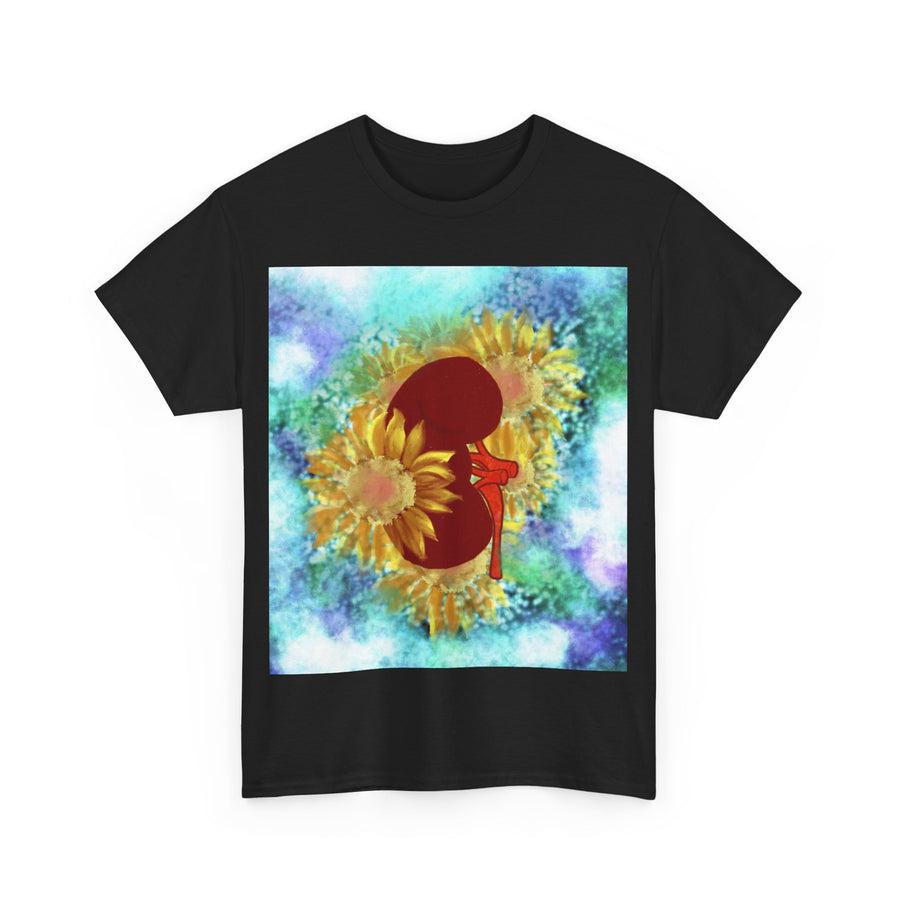 Floral Kidney Unisex Heavy Cotton Tee