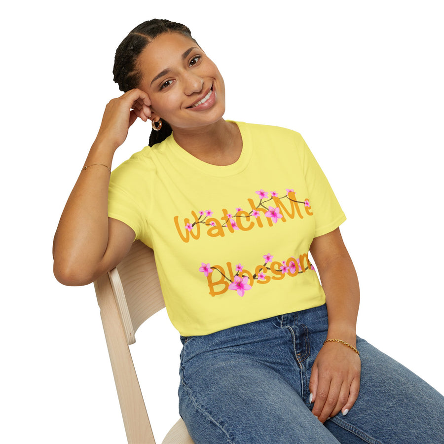 Watch Me Blossom Unisex Softstyle T-Shirt
