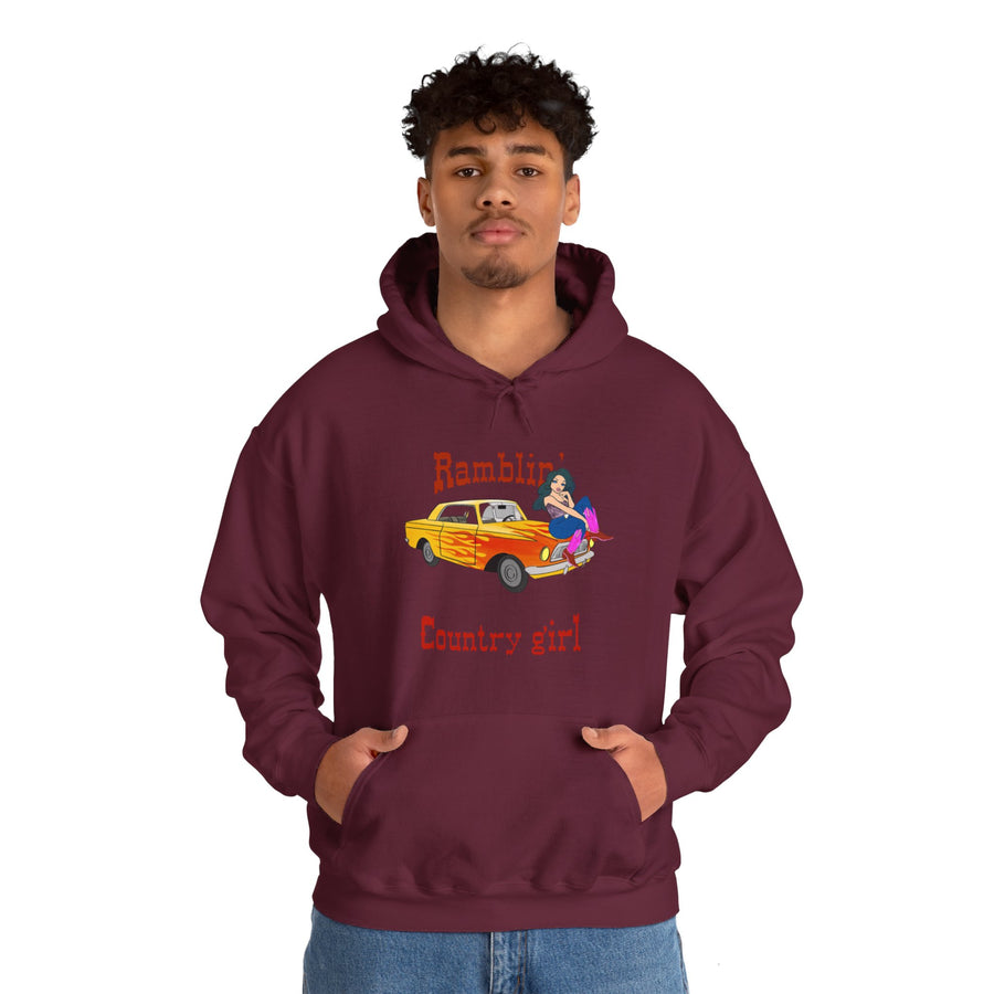 Ramblin Country Girl Unisex Heavy Blend™ Hooded Sweatshirt