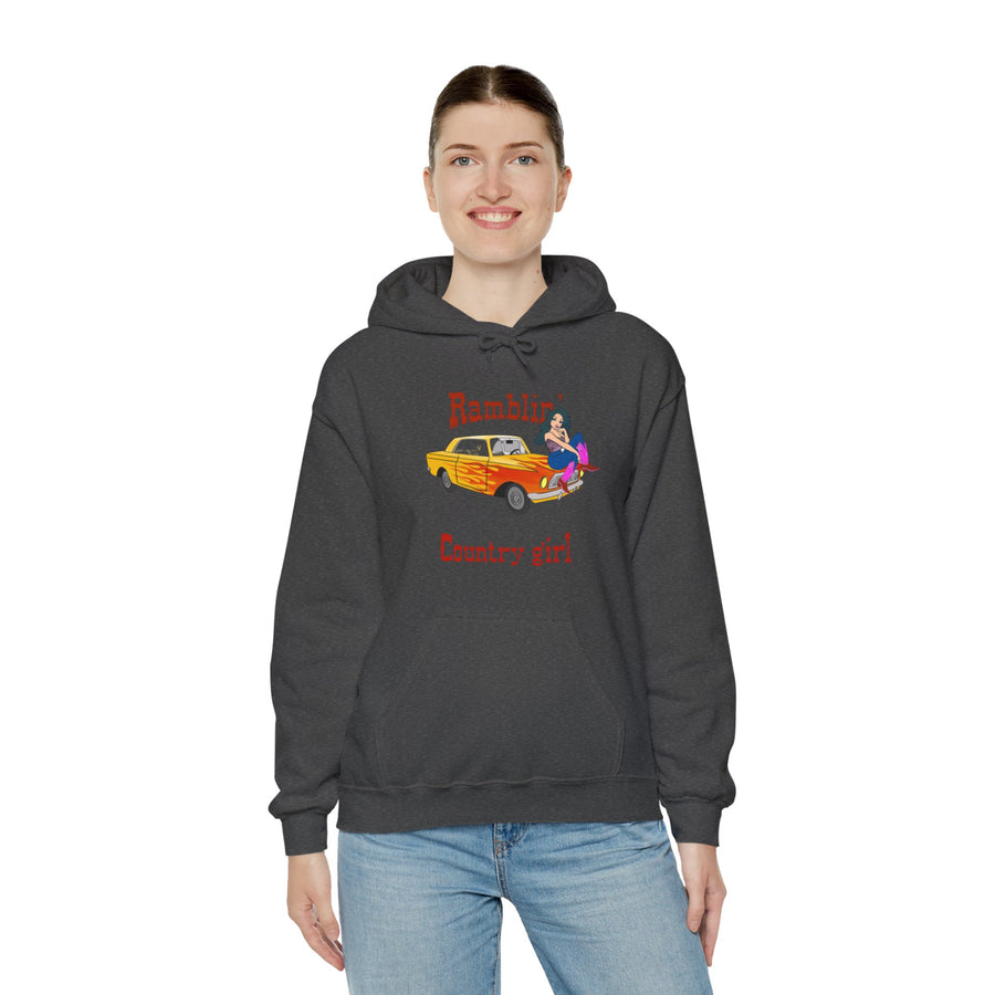 Ramblin Country Girl Unisex Heavy Blend™ Hooded Sweatshirt