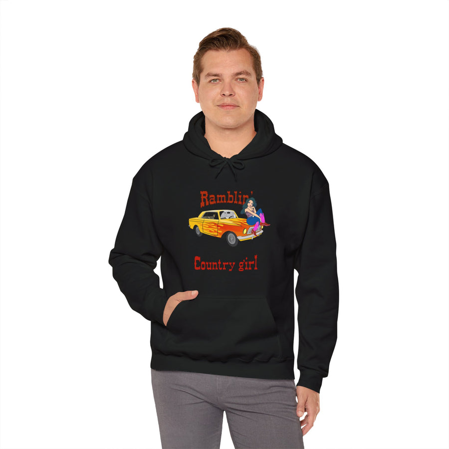 Ramblin Country Girl Unisex Heavy Blend™ Hooded Sweatshirt