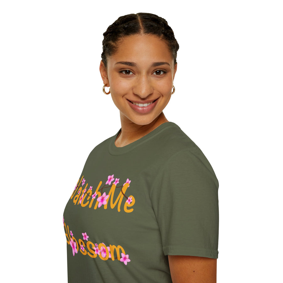 Watch Me Blossom Unisex Softstyle T-Shirt