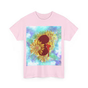 Floral Kidney Unisex Heavy Cotton Tee