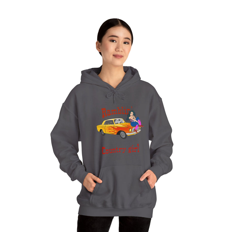 Ramblin Country Girl Unisex Heavy Blend™ Hooded Sweatshirt