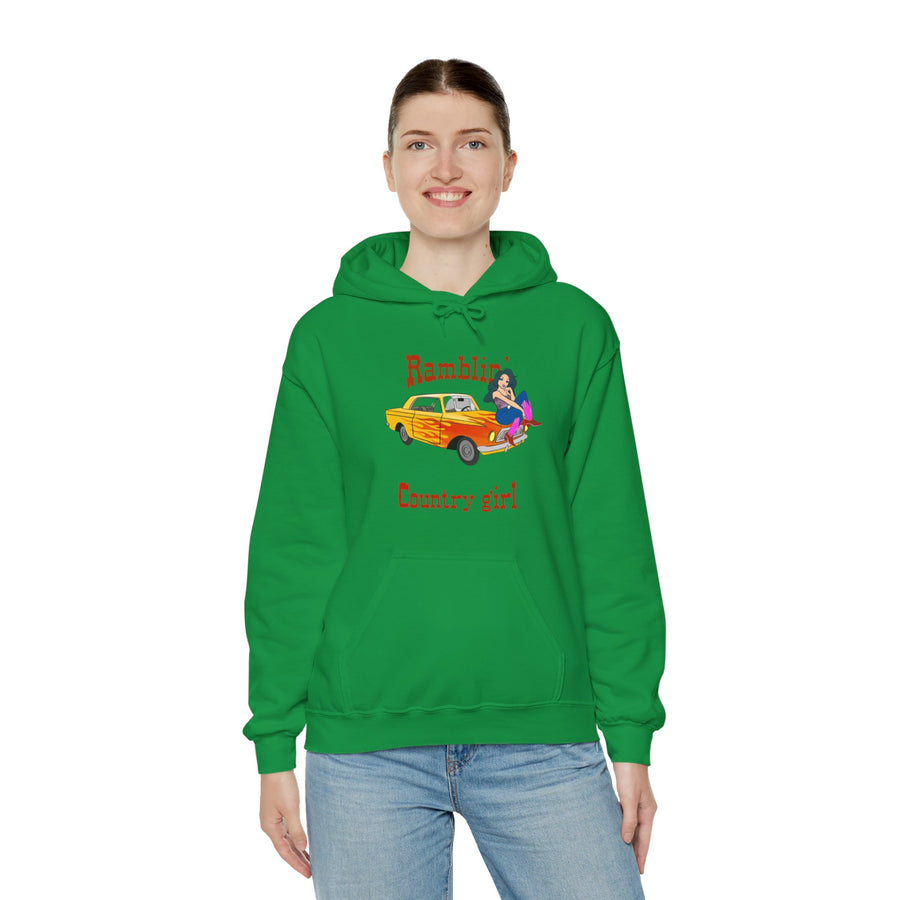 Ramblin Country Girl Unisex Heavy Blend™ Hooded Sweatshirt