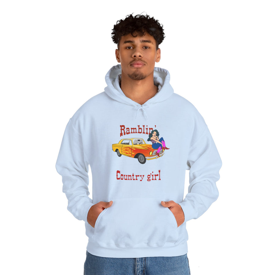 Ramblin Country Girl Unisex Heavy Blend™ Hooded Sweatshirt