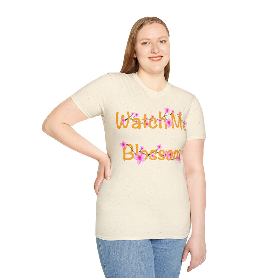Watch Me Blossom Unisex Softstyle T-Shirt
