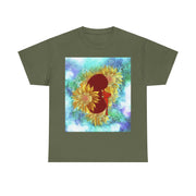 Floral Kidney Unisex Heavy Cotton Tee