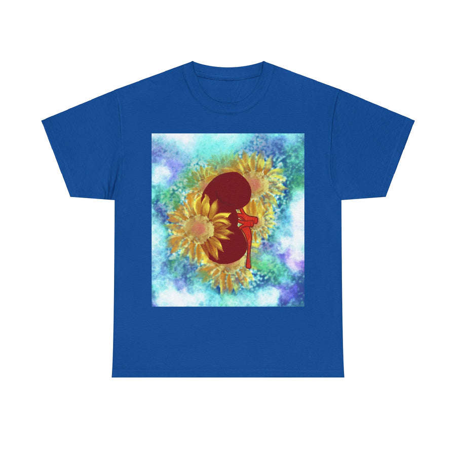 Floral Kidney Unisex Heavy Cotton Tee