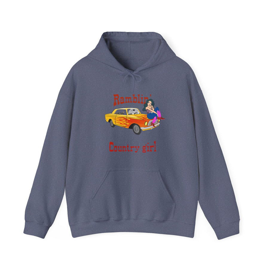 Ramblin Country Girl Unisex Heavy Blend™ Hooded Sweatshirt