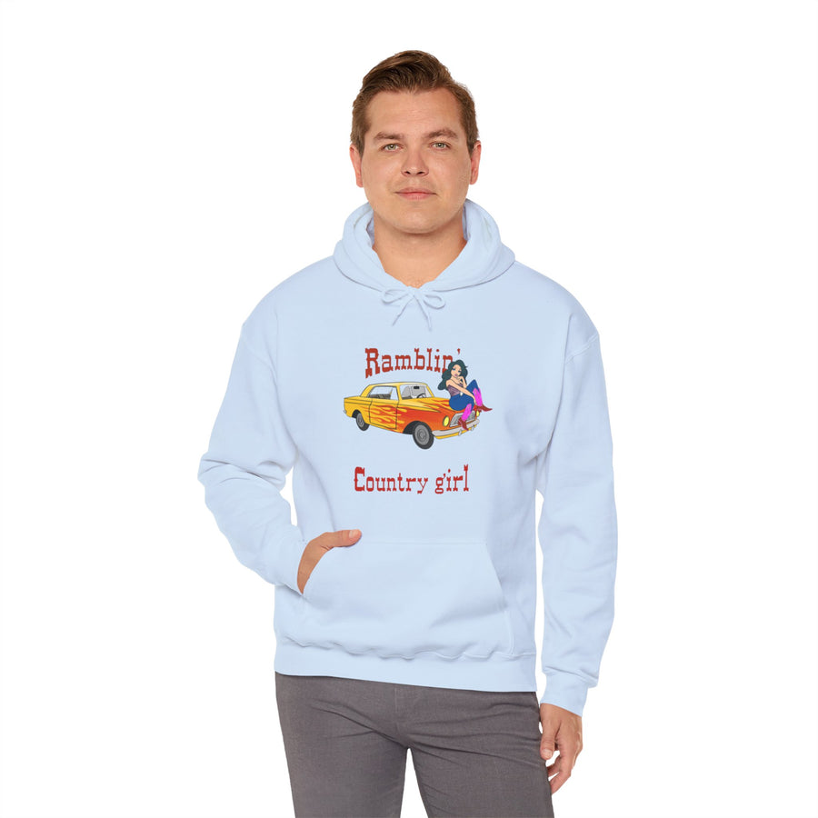 Ramblin Country Girl Unisex Heavy Blend™ Hooded Sweatshirt