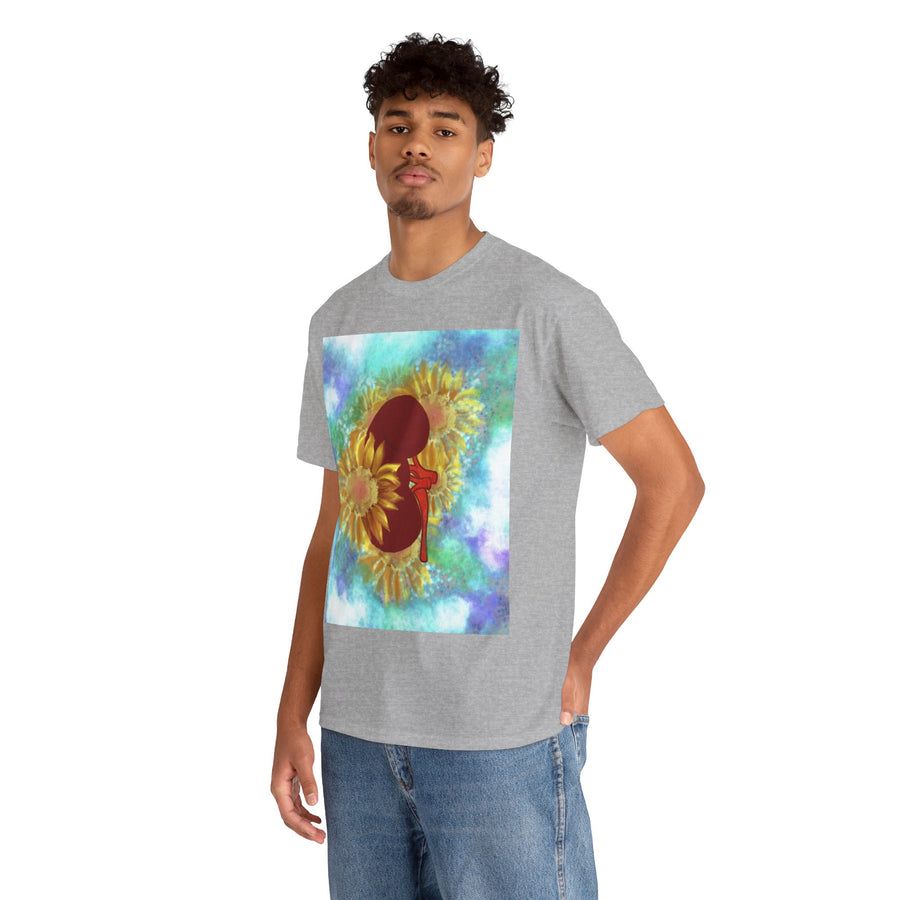 Floral Kidney Unisex Heavy Cotton Tee