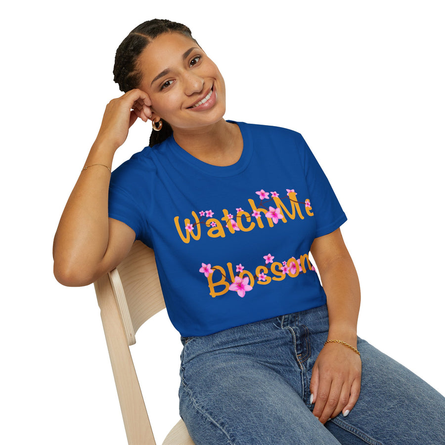 Watch Me Blossom Unisex Softstyle T-Shirt