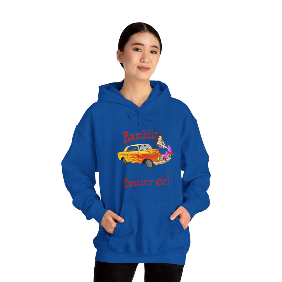 Ramblin Country Girl Unisex Heavy Blend™ Hooded Sweatshirt