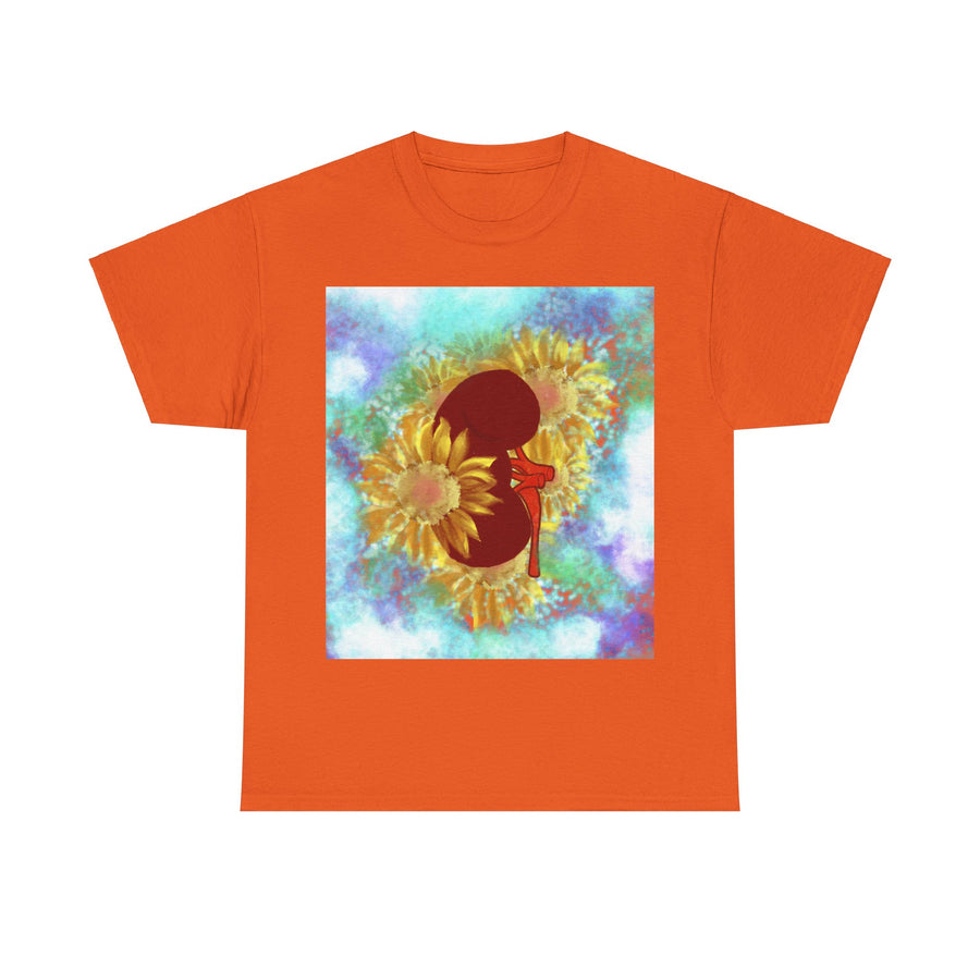 Floral Kidney Unisex Heavy Cotton Tee