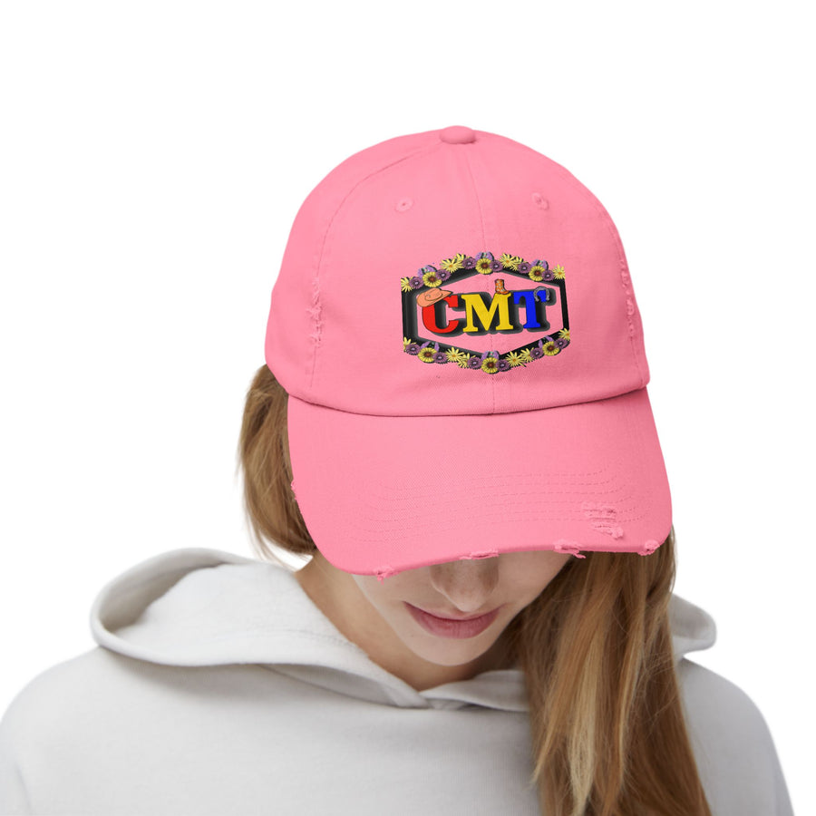 CMT Unisex Distressed Cap