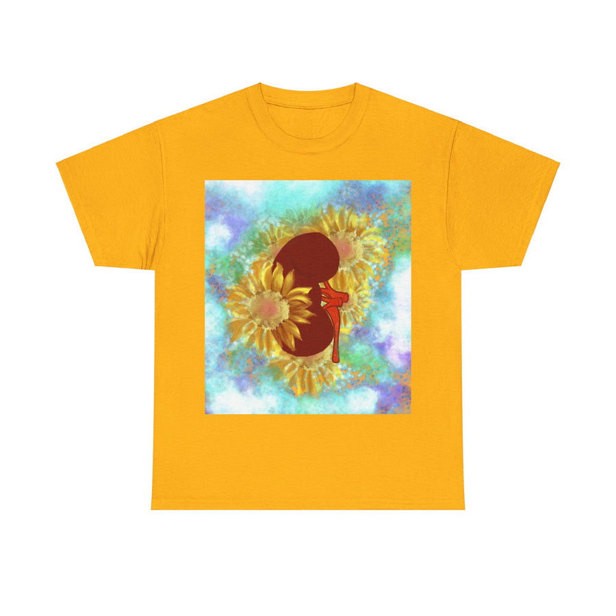 Floral Kidney Unisex Heavy Cotton Tee