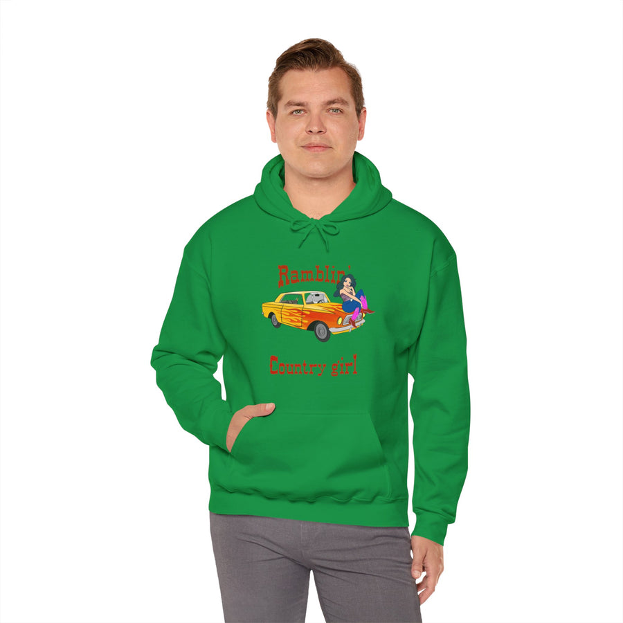 Ramblin Country Girl Unisex Heavy Blend™ Hooded Sweatshirt