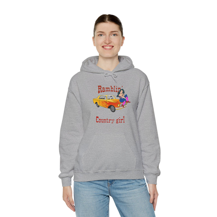 Ramblin Country Girl Unisex Heavy Blend™ Hooded Sweatshirt