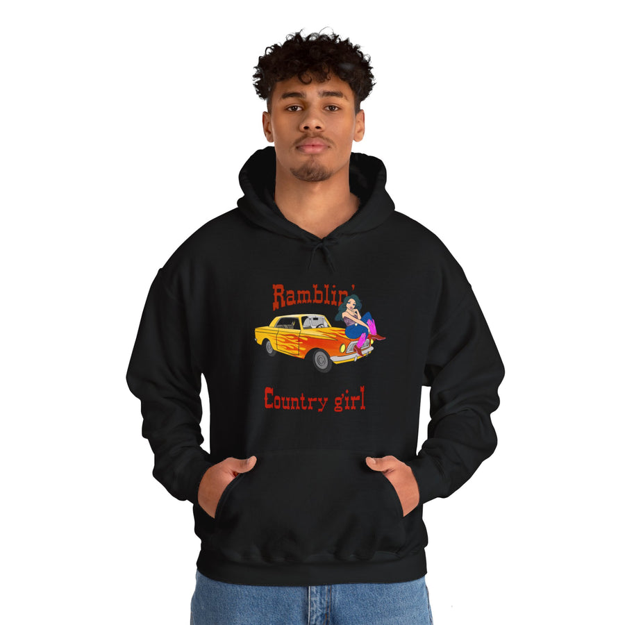 Ramblin Country Girl Unisex Heavy Blend™ Hooded Sweatshirt