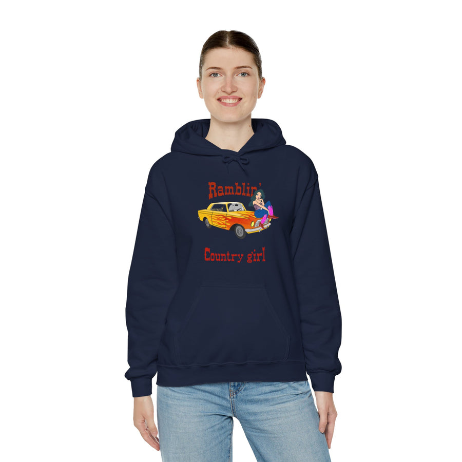 Ramblin Country Girl Unisex Heavy Blend™ Hooded Sweatshirt