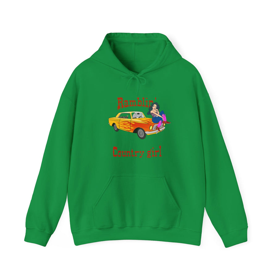 Ramblin Country Girl Unisex Heavy Blend™ Hooded Sweatshirt